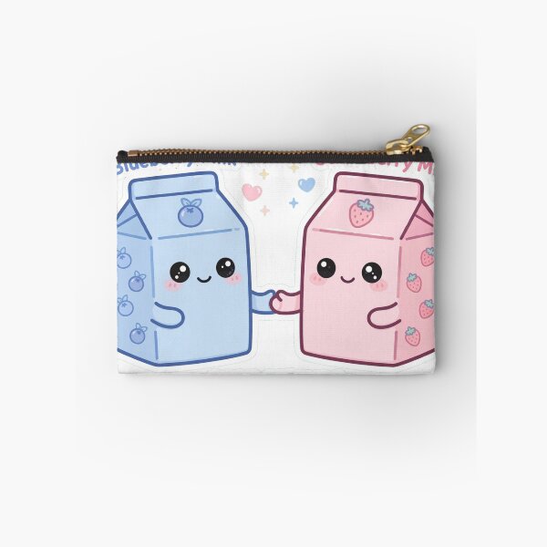 Item preview, Cute Blueberry Milk and Strawberry Milk Best Friends designed and sold by Kiralemon.