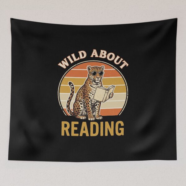 Item preview, Wild About Reading Vintage Leopard designed and sold by vtv14.