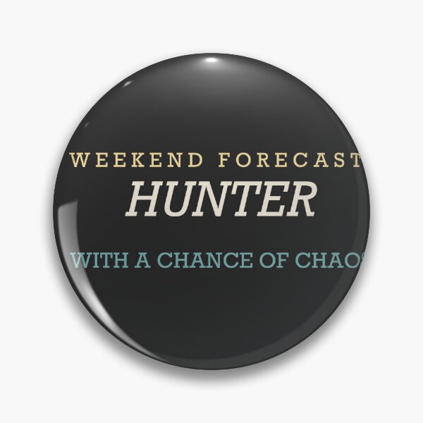 Item preview, Weekend Forecast: Hunter With A Chance Of Chaos - Hunting designed and sold by RetroThreadWorks.