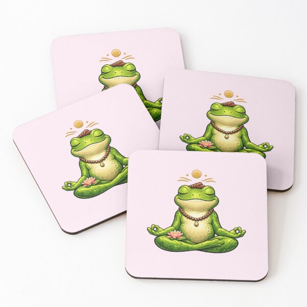 Item preview, Kawaii Zen Frog designed and sold by Sommium .