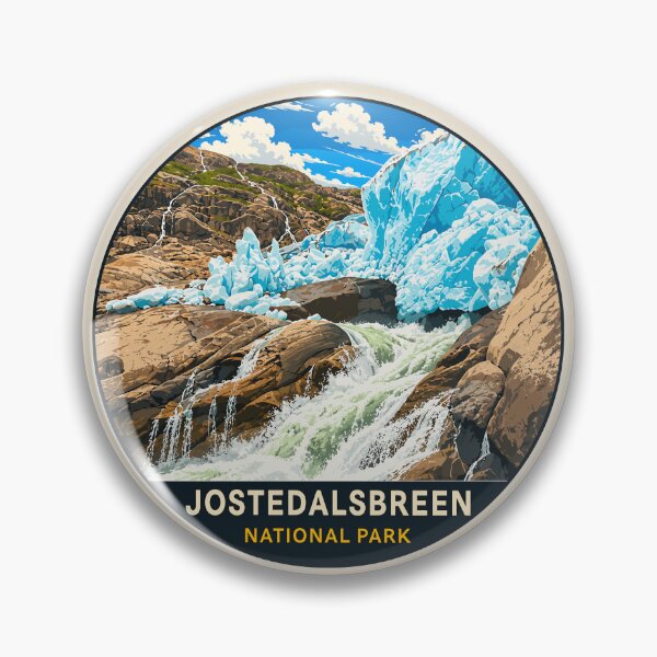 Item preview, Jostedalsbreen National Park Norway – Vintage Glacier Adventure designed and sold by Gideon Emmerich.