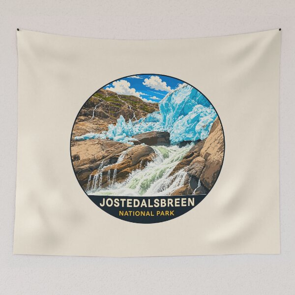 Item preview, Jostedalsbreen National Park Norway – Vintage Glacier Adventure designed and sold by Gideon Emmerich.
