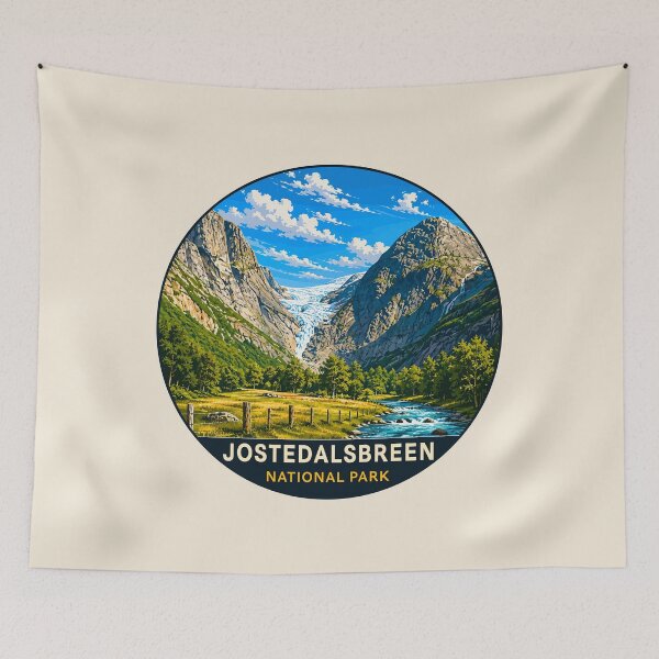 Item preview, Jostedalsbreen National Park Norway – Vintage Glacier Adventure designed and sold by Gideon Emmerich.