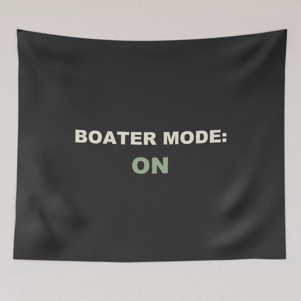 Item preview, Boater Mode: On - Boating designed and sold by RetroThreadWorks.