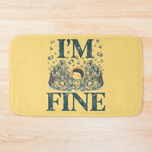 Item preview, Gen Z Chaos Humor I'M FINE designed and sold by ChicTrendz.