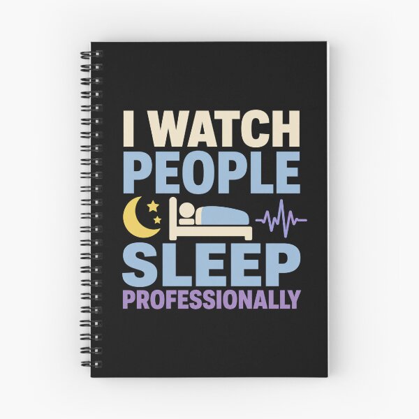Item preview, I Watch People Sleep Professionally Funny Sleep Technologist Gift designed and sold by DreamLayerStudio.