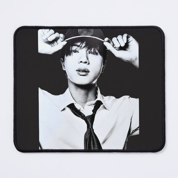 Item preview, Worldwide Handsome Seokjin Kpop Idol Portrait - Edgy Black And White High Contrast Aesthetic Art | Best Buy designed and sold by SpaceWaifu.