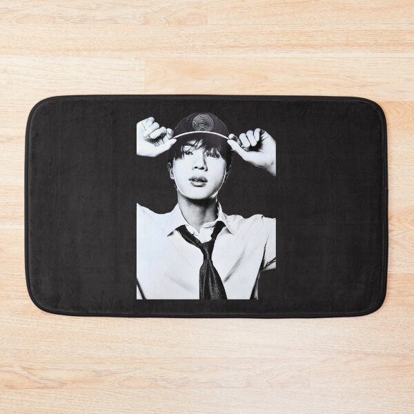 Item preview, Worldwide Handsome Seokjin Kpop Idol Portrait - Edgy Black And White High Contrast Aesthetic Art | Best Buy designed and sold by SpaceWaifu.