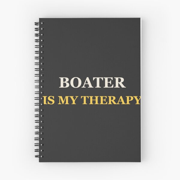 Item preview, Boater Is My Therapy - Boating designed and sold by RetroThreadWorks.