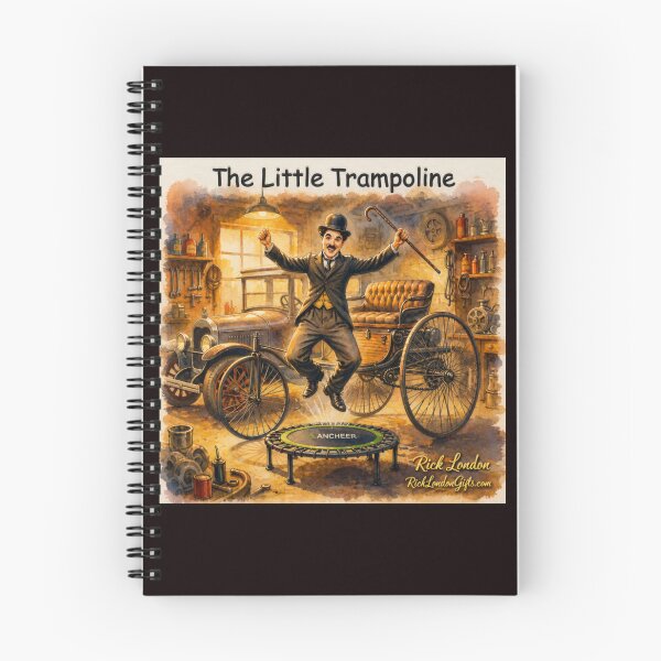 Item preview, Charlie Chaplin – “The Little Trampoline” Vintage Humor Art designed and sold by Rick London Gifts.