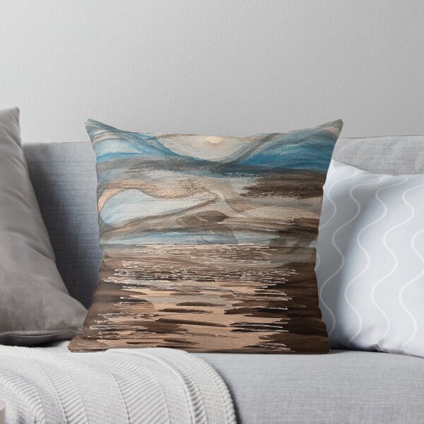 Item preview, Moonlit Sea Midnight Moon Watercolor Series 1 of 3 designed and sold by BirdandaBrush.