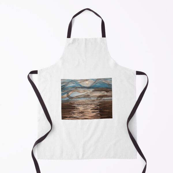 Item preview, Moonlit Sea Midnight Moon Watercolor Series 1 of 3 designed and sold by BirdandaBrush.