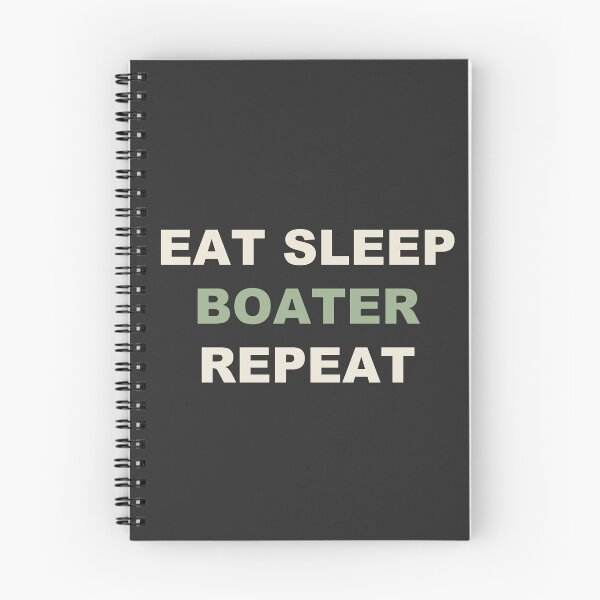 Item preview, Eat Sleep Boater Repeat - Boating designed and sold by RetroThreadWorks.