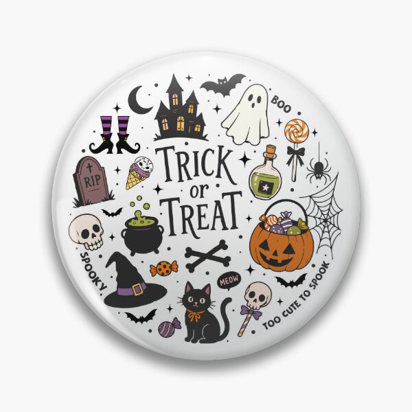 Item preview, Cute Halloween Trick or Treat Doodle designed and sold by StormbornAther.