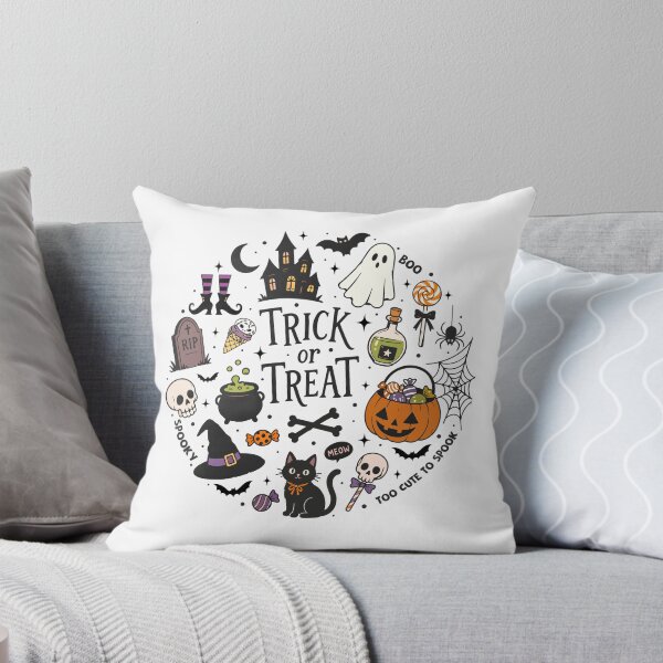 Item preview, Cute Halloween Trick or Treat Doodle designed and sold by StormbornAther.