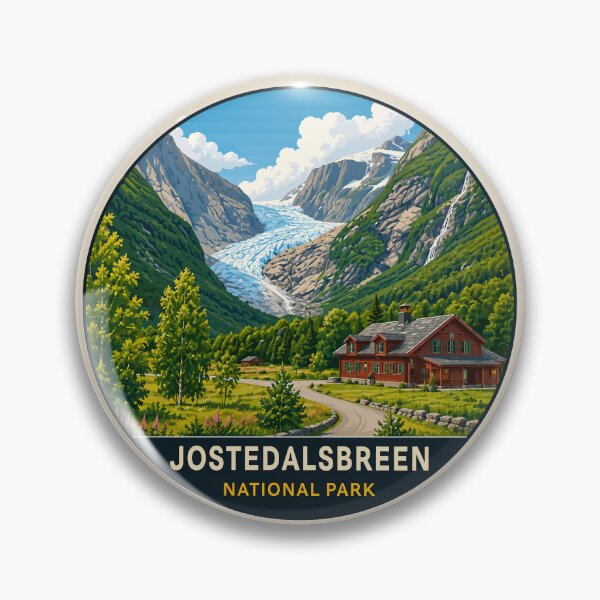 Item preview, Jostedalsbreen National Park Norway – Vintage Glacier Adventure designed and sold by Gideon Emmerich.