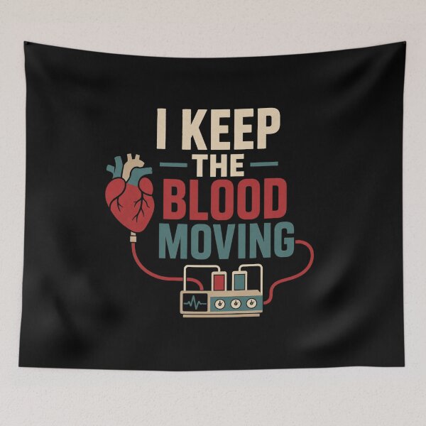 Item preview, I Keep The Blood Moving Funny Perfusionist Gift designed and sold by DreamLayerStudio.