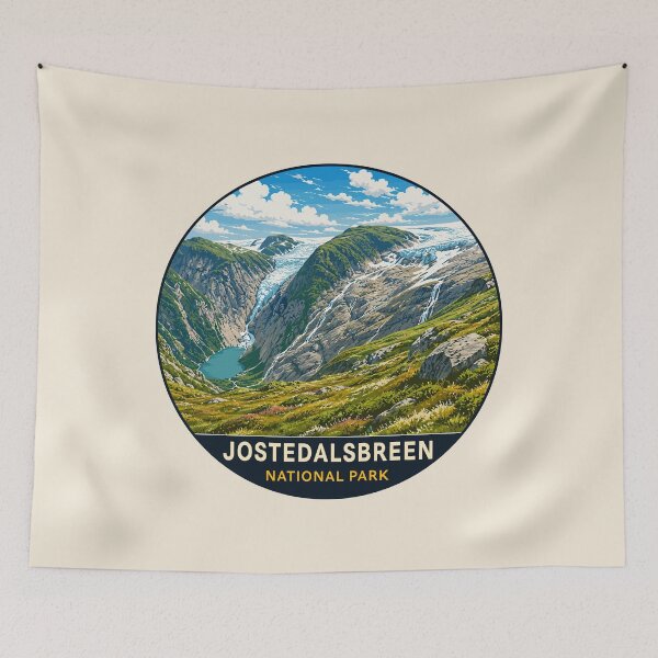 Item preview, Jostedalsbreen National Park Norway – Vintage Glacier Adventure designed and sold by Gideon Emmerich.