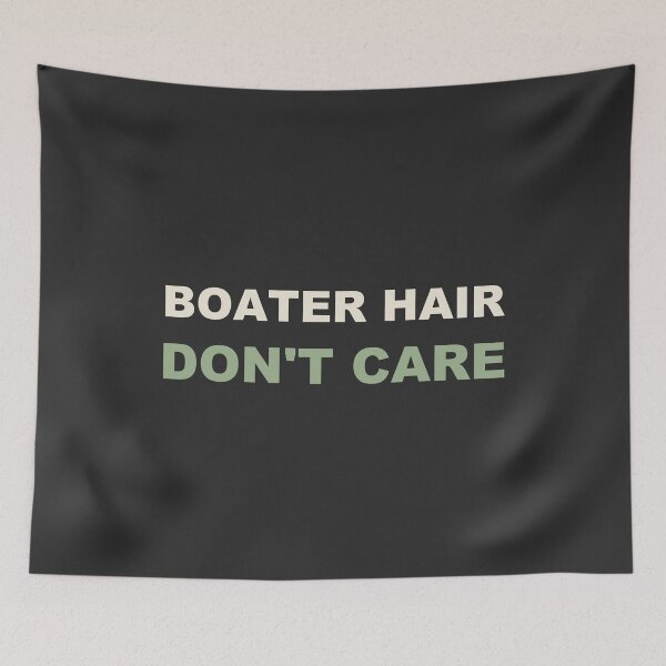 Item preview, Boater Hair Don't Care - Boating designed and sold by RetroThreadWorks.