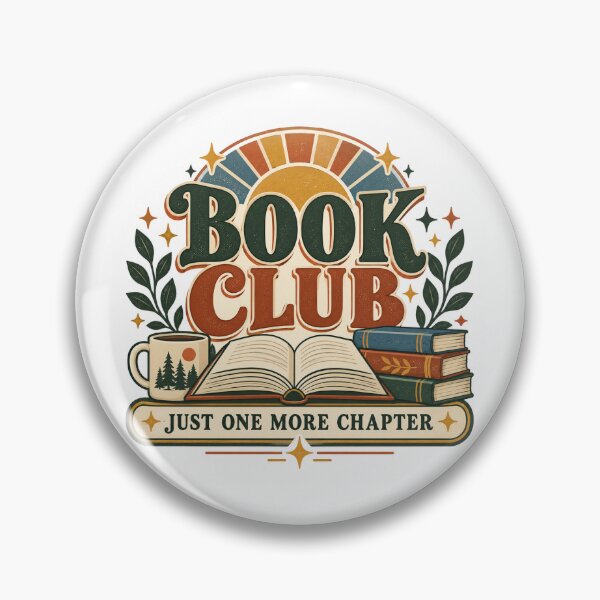 Item preview, Book Club – Just One More Chapter Vintage Reading Design designed and sold by commonroomuk.