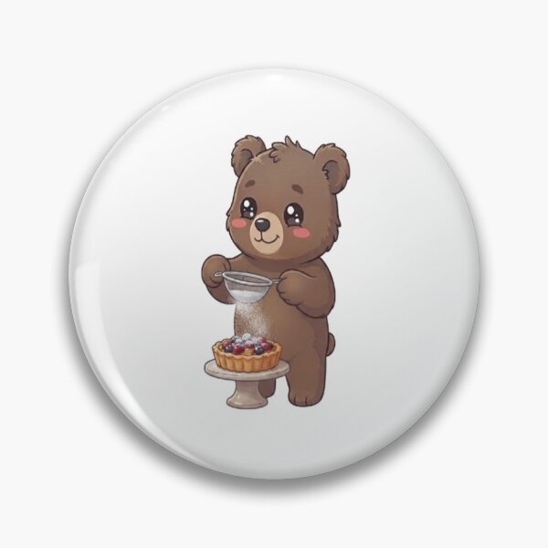 Item preview, Cute Bear Baking Berry Tart designed and sold by Ella_Sketch.