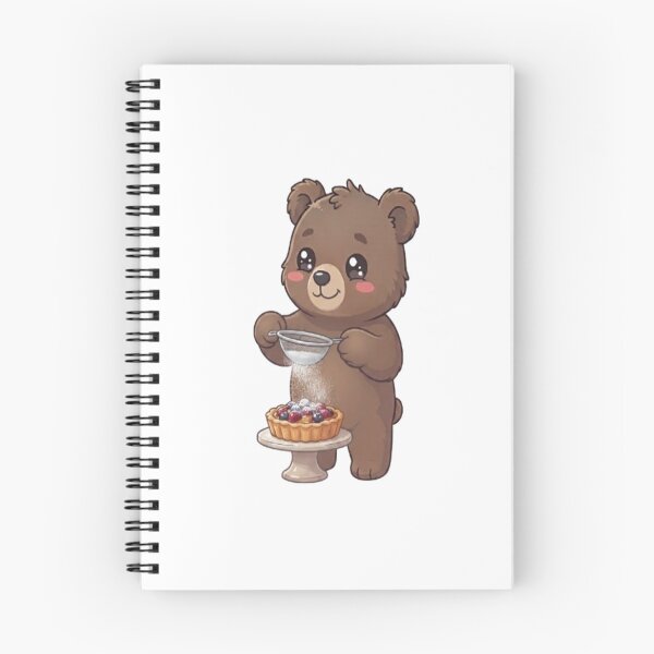 Item preview, Cute Bear Baking Berry Tart designed and sold by Ella_Sketch.