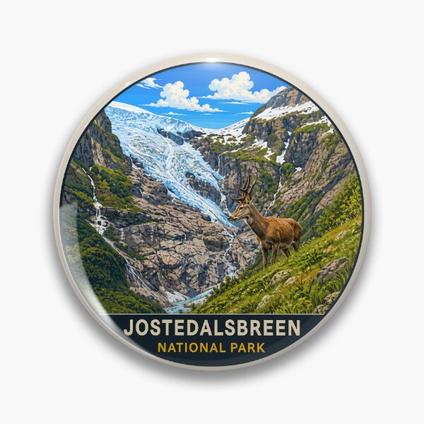 Item preview, Jostedalsbreen National Park Norway – Vintage Glacier Adventure designed and sold by Gideon Emmerich.