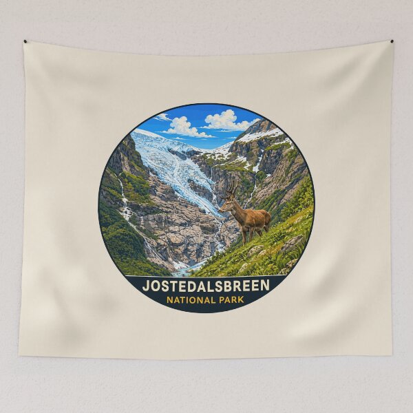 Item preview, Jostedalsbreen National Park Norway – Vintage Glacier Adventure designed and sold by Gideon Emmerich.