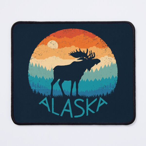 Item preview, Alaska Retro Moose designed and sold by TigerTom Design.