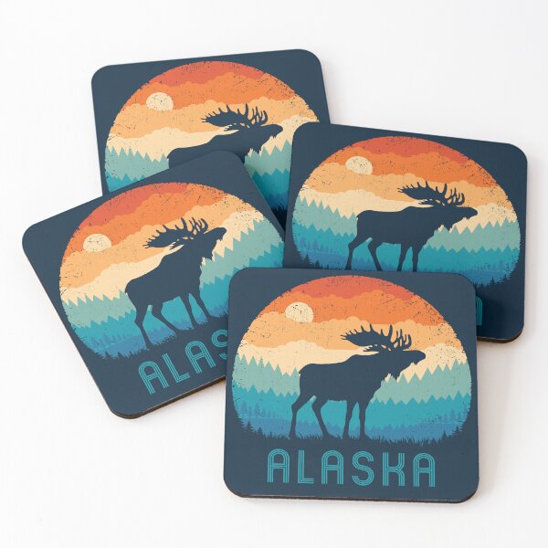 Item preview, Alaska Retro Moose designed and sold by TigerTom Design.