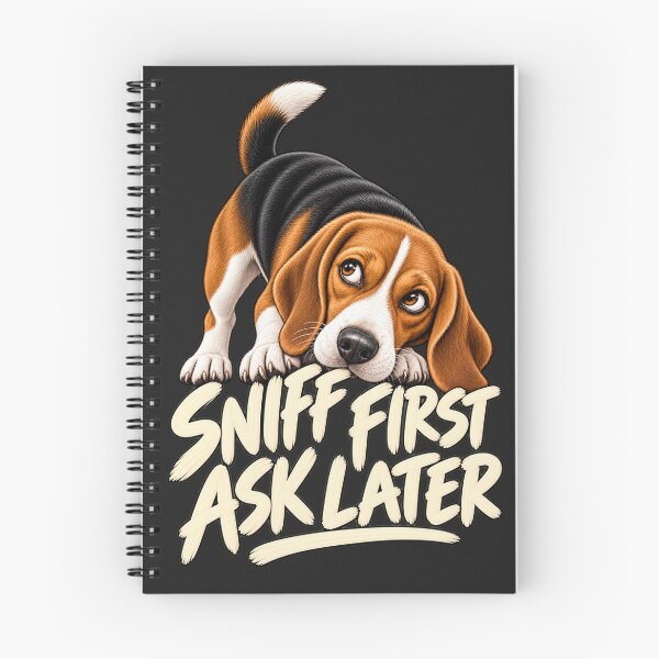 Item preview, Funny Beagle Sniff First Ask Later Dog Lover designed and sold by AdicretorDesign.