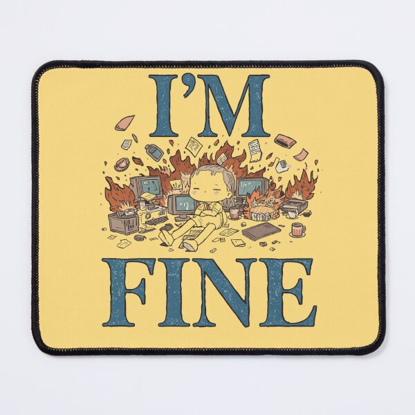 Item preview, Introvert Humor I'M FINE designed and sold by ChicTrendz.