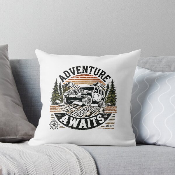 Item preview, Adventure Awaits with an American SUV designed and sold by FunnyTeesAngMugsNaz.