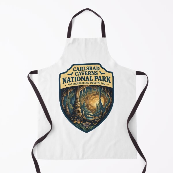Item preview, Carlsbad Caverns National Park Underground Wonderland Vintage Emblem designed and sold by LittleArij.