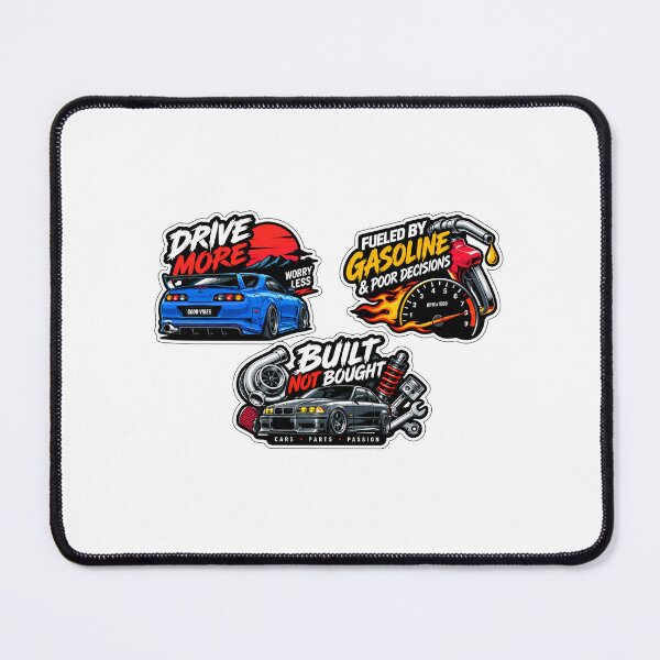 Item preview, Car Enthusiast Sticker Bundle – Funny Automotive & Racing Stickers 3 Pack designed and sold by Credenz.