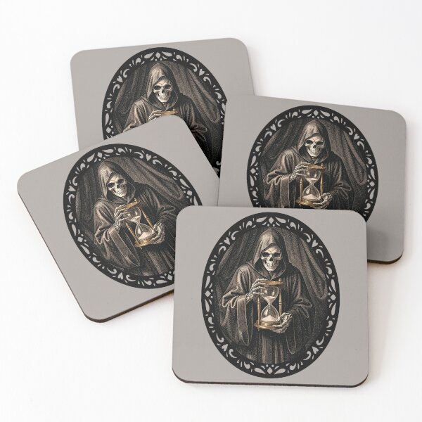 Item preview, The Grim Reaper and the Hourglass designed and sold by MagelliShop.