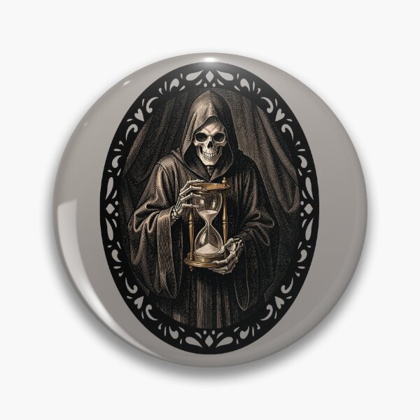 Item preview, The Grim Reaper and the Hourglass designed and sold by MagelliShop.