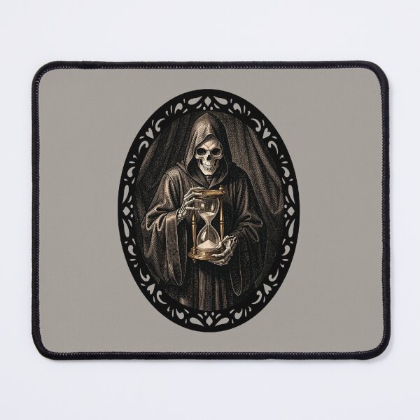 Item preview, The Grim Reaper and the Hourglass designed and sold by MagelliShop.