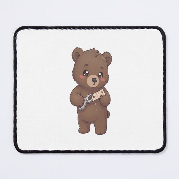 Item preview, Cute Bear Punching Train Ticket designed and sold by Ella_Sketch.