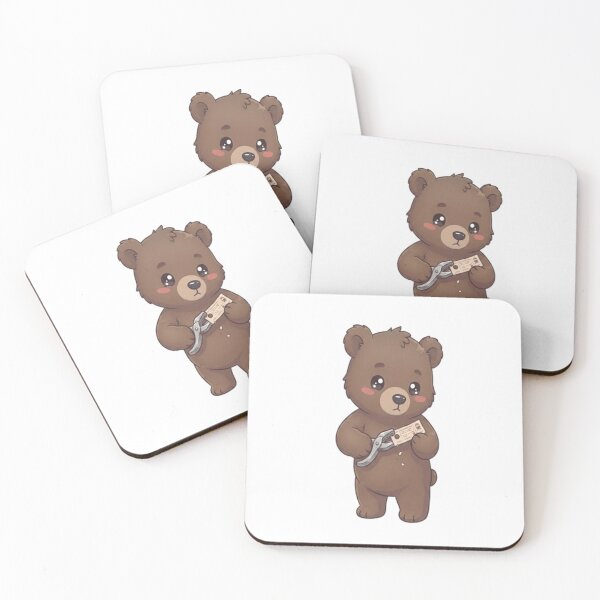 Item preview, Cute Bear Punching Train Ticket designed and sold by Ella_Sketch.