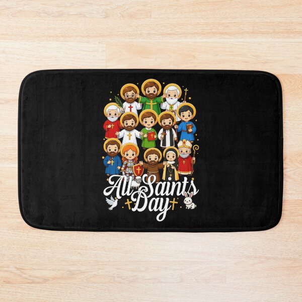 Item preview, All Saints Day Cute Kawaii Catholic Saints designed and sold by ShirTomDesigns.