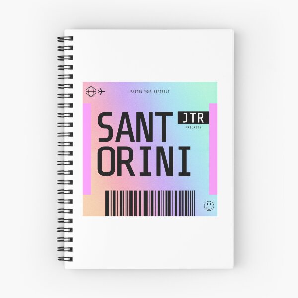 Item preview, Santorini Boarding Pass JTR Rainbow Gradient designed and sold by lukassfr.