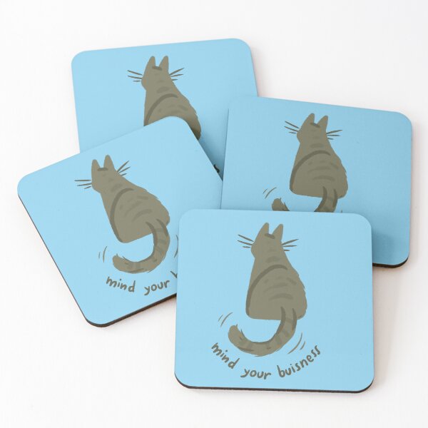 Item preview, Mind Your Buisness, Independent Cat designed and sold by DanuskaArt.