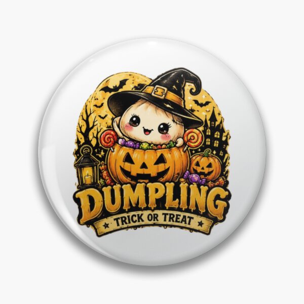 Item preview, Halloween gold dumpling  designed and sold by JonysCreativeDesigns.