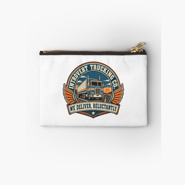 Item preview, Introvert Trucking Co. Parody Logo Tee designed and sold by Inkworksbyshery.