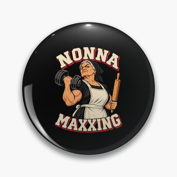 Item preview, Nonna Maxxing Fitness Grandma With Cooking Power designed and sold by elderberry.