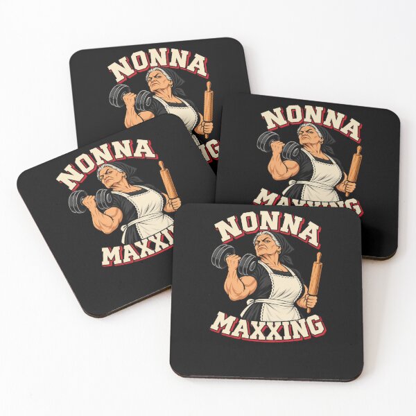Item preview, Nonna Maxxing Fitness Grandma With Cooking Power designed and sold by elderberry.