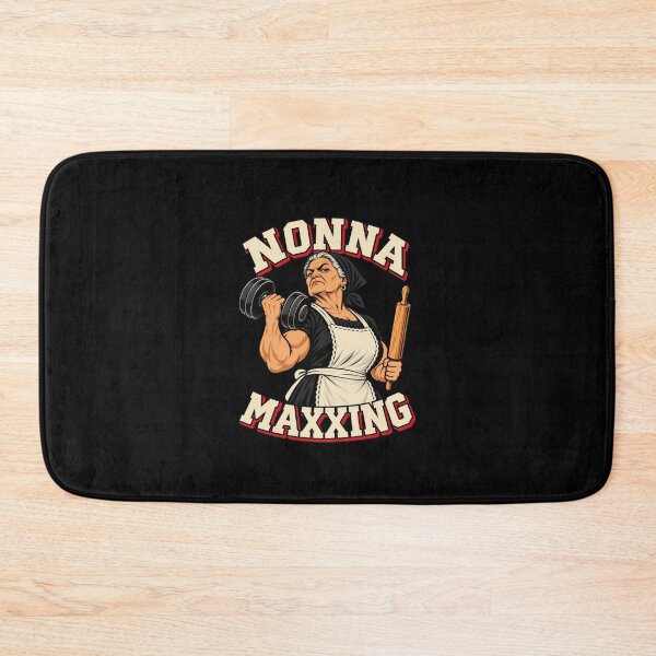 Item preview, Nonna Maxxing Fitness Grandma With Cooking Power designed and sold by elderberry.
