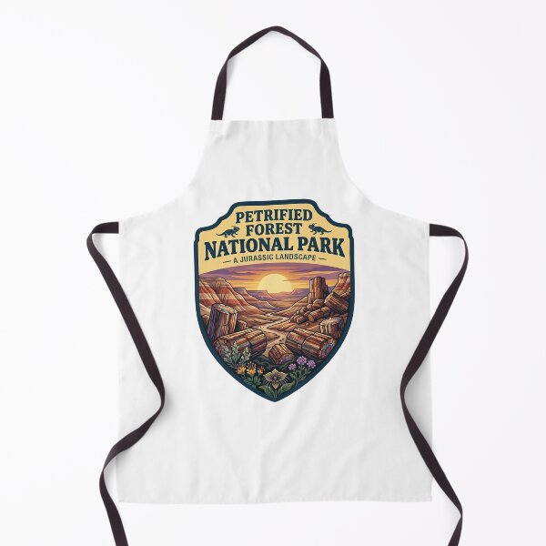 Item preview, Petrified Forest National Park Arizona Jurassic Landscape Badge designed and sold by LittleArij.
