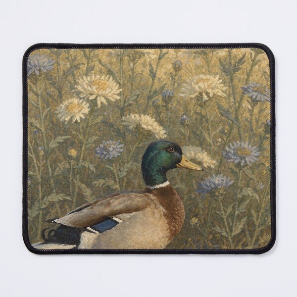 Item preview, Duck Whimsical Farm Fauna Art Print designed and sold by Carnival Posters.